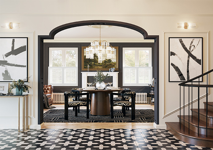 Bromley, Classic White - Cafe Style Plantation Shutter - Image 8